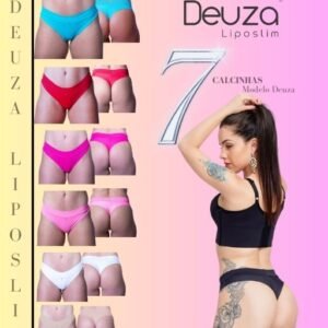 KIT SEMANINHA COM 7 CALCINHAS MODELO DEUZA