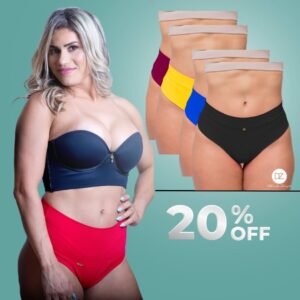 Kit 4 Calcinhas Bruna